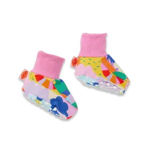 Halcyon Nights Baby Booties - Rainbow Valley