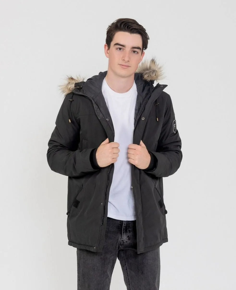 Men's Hudson Ultra Lite Hooded Winter Parka Coat  | Fadcloset