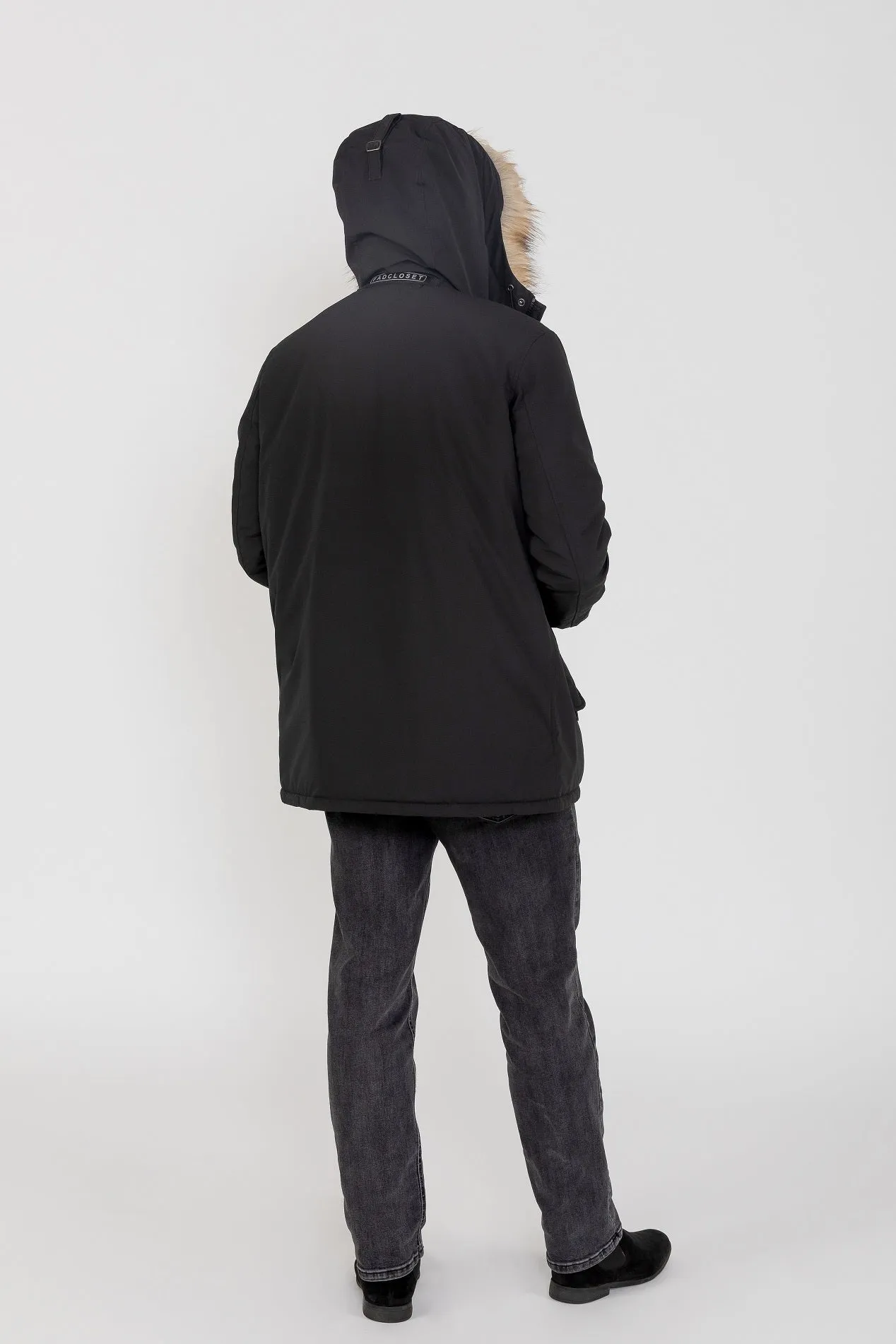 Men's Hudson Ultra Lite Hooded Winter Parka Coat From FAD