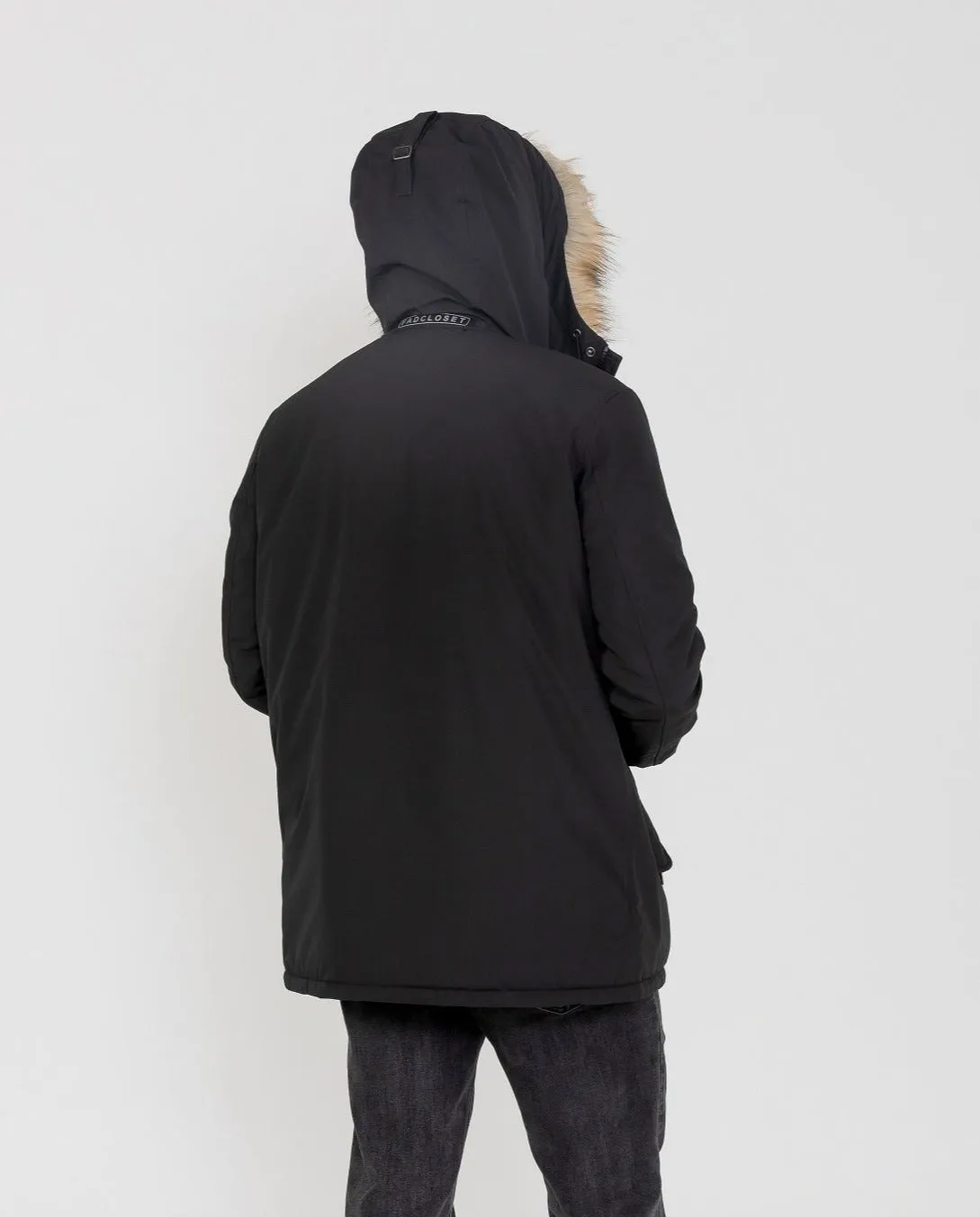 Men's Hudson Ultra Lite Hooded Winter Parka Coat From FAD
