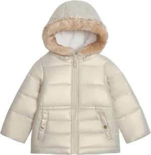 OSHKOSH B'GOSH Girls' Classic Heavyweight Parka with Faux Fur Hood