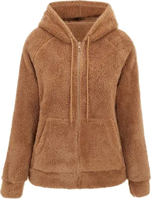 RISISSIDA Women Faux Fur Fleece Lightweight Jacket Spring Fall Transitional Fashion, Cute Thin Coat