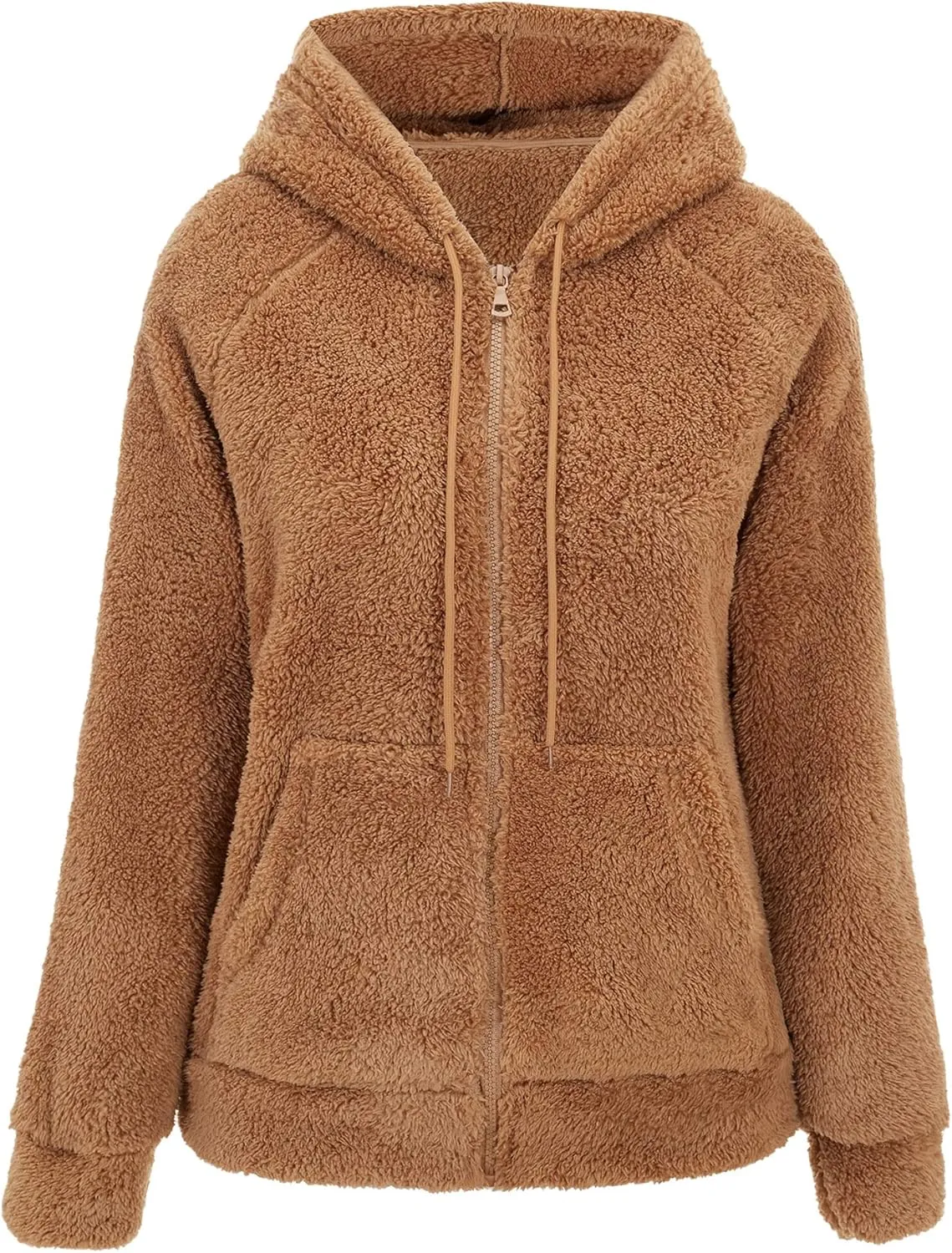 RISISSIDA Women Faux Fur Fleece Lightweight Jacket Spring Fall Transitional Fashion, Cute Thin Coat